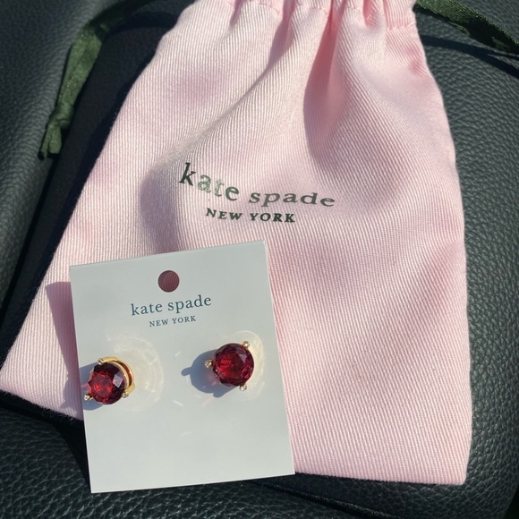 🆕 KATE SPADE ♠️ earrings in BRIGHT ROSE!!! - Picture 5 of 6